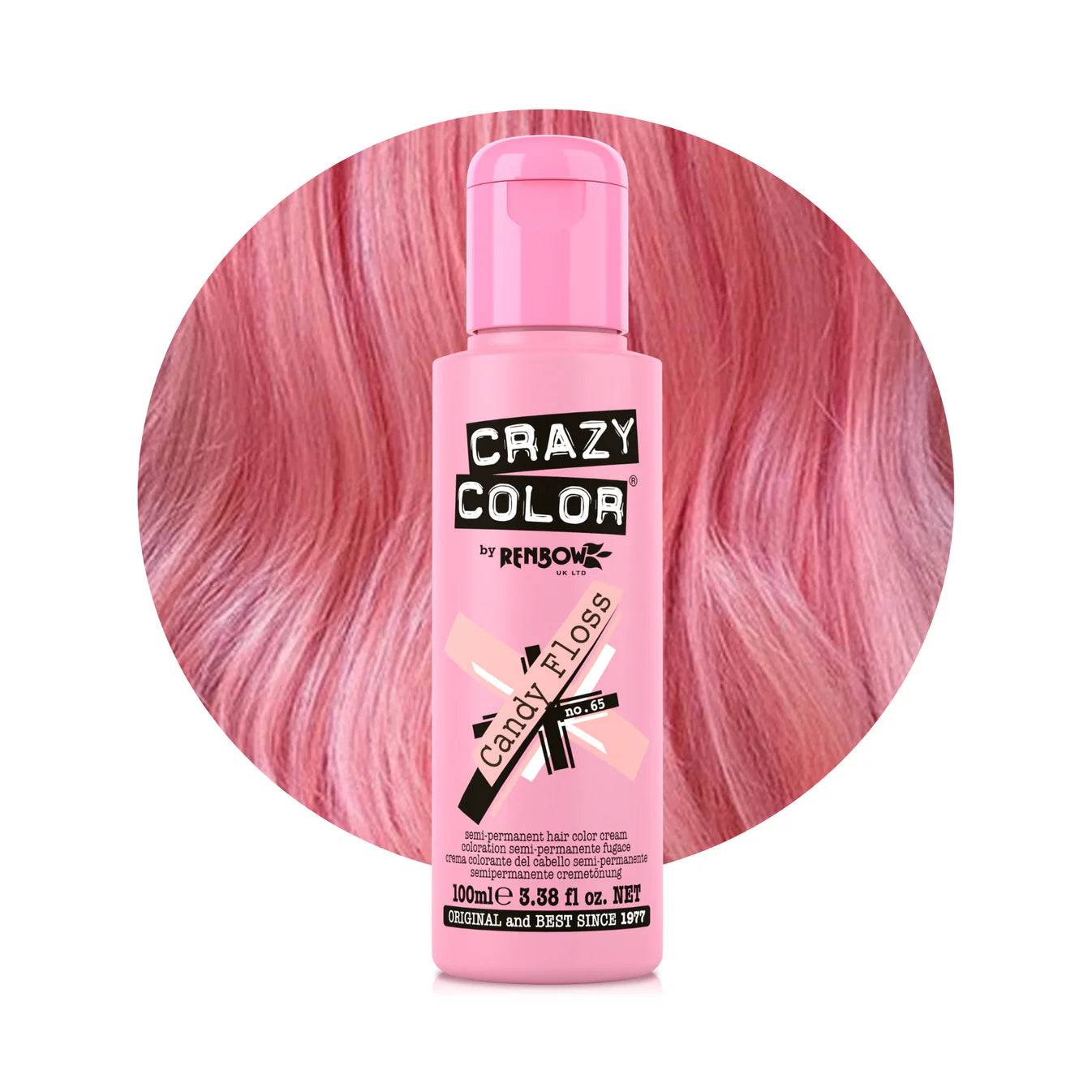 Crazy color 100 ml / 65 Candy Floss