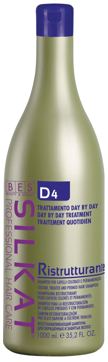 Silkat D4 sampon sérült, igénybevett hajra 1000 ml