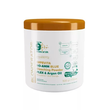 IMPERITY BLONDERATOR Impevita No-Amm Blue kék színű kompakt szőkítőpor 500 g