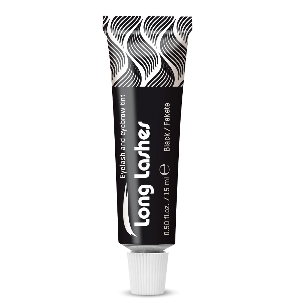 Long Lashes szempilla és szemöldökfesték FEKETE 15ml