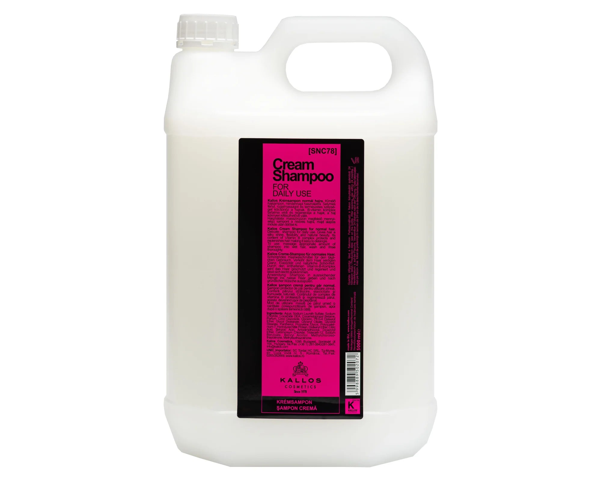 Kallos Krémsampon normál hajra 5000 ml