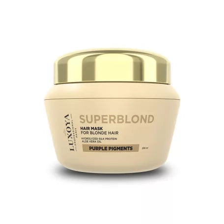 LUXOYA Superblond Mask - tápláló hajmaszk szőke hajra - 250 ml