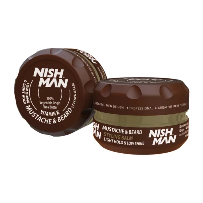 Nishman - Beard & Mustache Styling Balm - Szakáll- és Bajuszformázó Balzsam 100ml