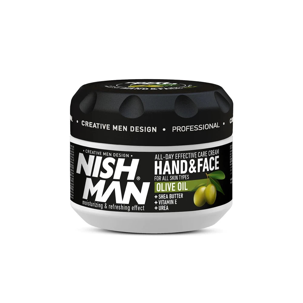 Nish Man Hand & Face Cream Olive Oil kéz- és arckrém 300ml