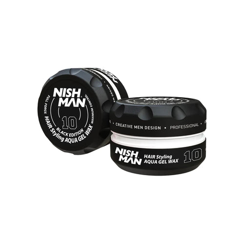Nish Man hajformázó Aqua Gel Wax (10) Black Edition 150ml