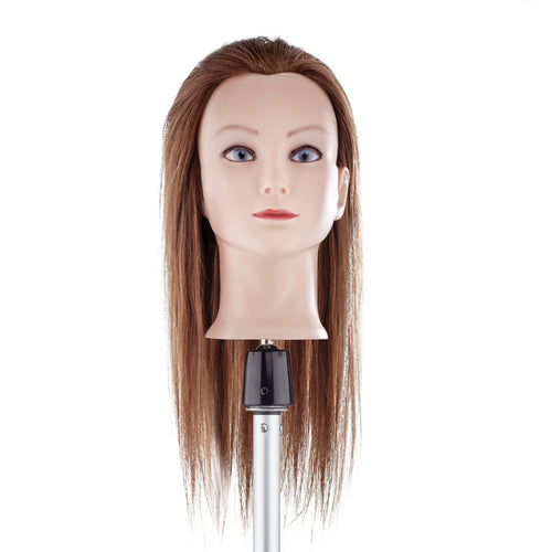 Babafej hosszú, valódi hajjal - 50cm  Szín 6