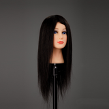 Babafej hosszú, valódi hajjal - 40/45 cm Szín 3 – 2. kép