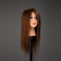 Babafej extra hosszú, valódi hajjal - 45/50 cm Szín 5 – 2. kép