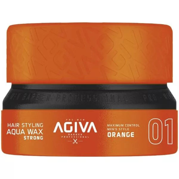 AGIVA Styling Aqua Wax Strong 01 Wet Look 155 ml (narancs)