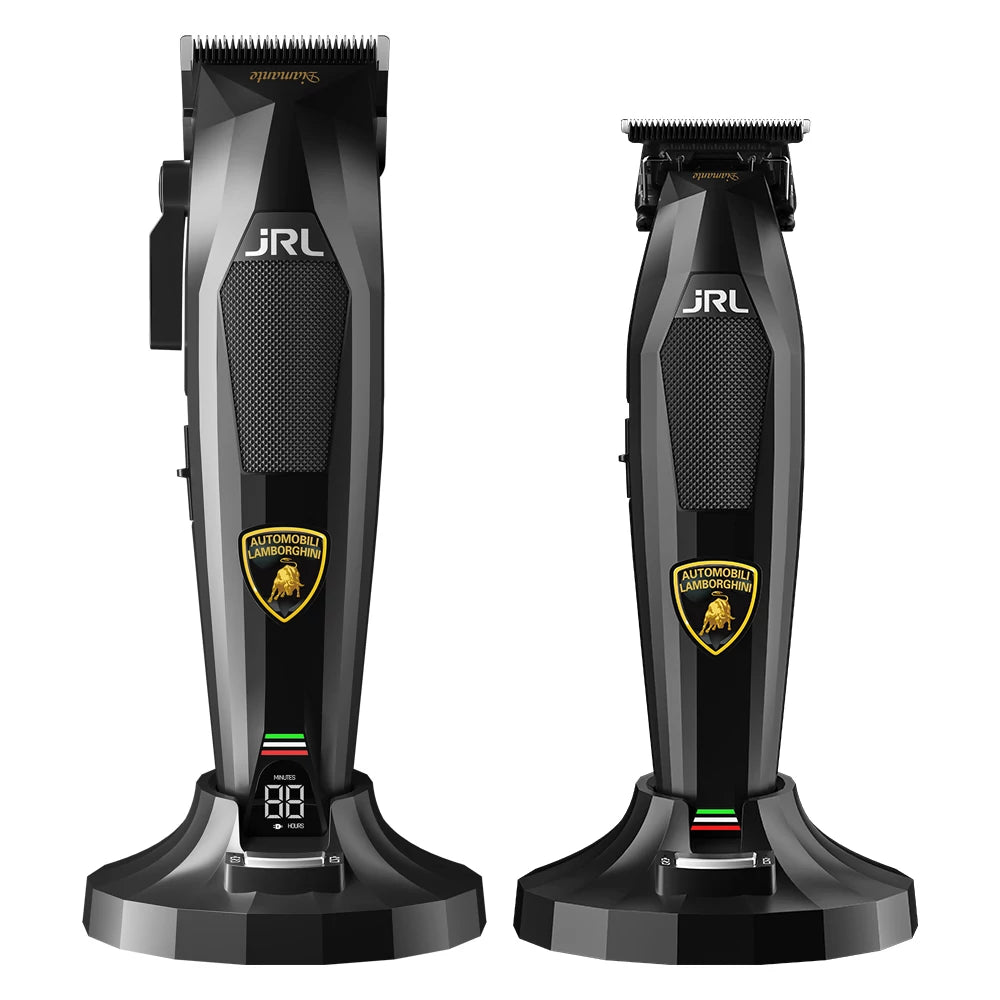 JRL X LAMBORGHINI DIAMANTE SZETT (HAJVÁGÓ & KONTÚRVÁGÓ), FEKETE, LIMITÁLT KIADÁS