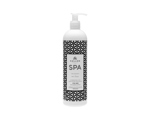 Kallos Spa Hidratáló 3 in 1 Test-Haj-Arc Tusfürdő Férfiaknak 500 ml