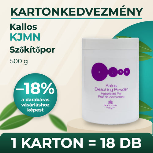 Kallos KJMN Szőkítőpor 500 g – KARTON (18 db)