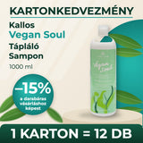 Kallos Vegan Soul Tápláló Sampon 1000 ml – KARTON (12 db)