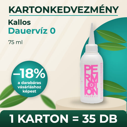 Kallos Dauervíz 0 75 ml – KARTON (35 db)