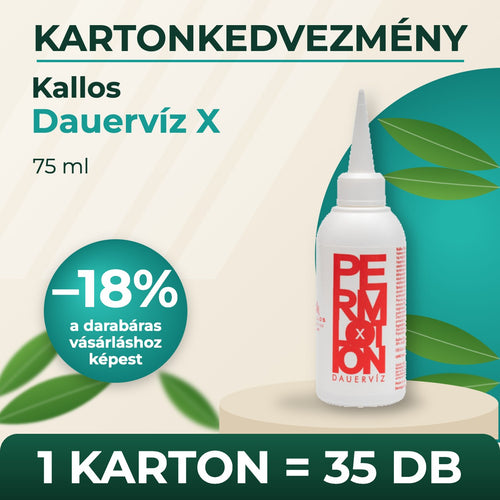 Kallos Dauervíz X 75 ml – KARTON (35 db)