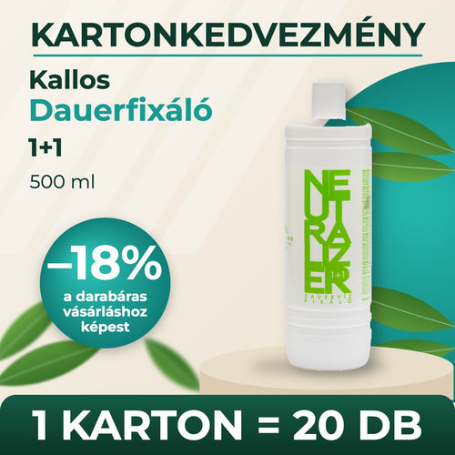 Kallos Dauerfixáló 1+1 500 ml – KARTON (20 db)