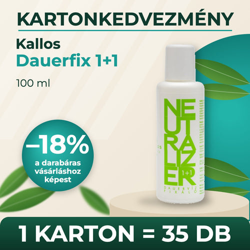Kallos Dauerfix 1+1 100 ml – KARTON (35 db)