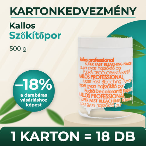 Kallos Szőkítőpor 500 g – KARTON (18 db)