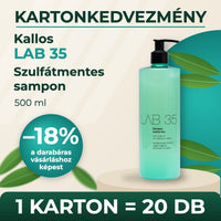 Kallos LAB 35 Szulfátmentes sampon 500ml – KARTON (20 db)
