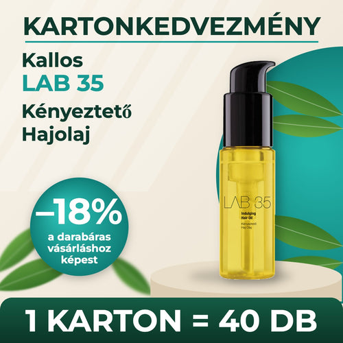 Kallos LAB 35 Kényeztető Hajolaj – KARTON (40 db)