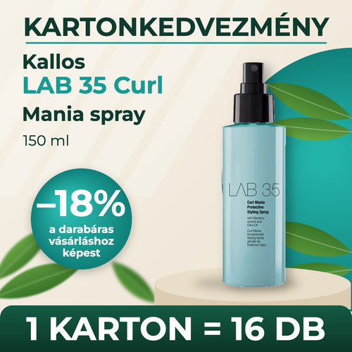Kallos LAB 35 Curl Mania spray 150ml – KARTON (16 db)
