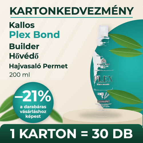 Kallos Plex Bond Builder Hővédő Hajvasaló Permet 200 ml – KARTON (30 db)