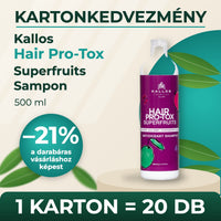 Kallos Hair Pro-Tox Superfruits Sampon 500 ml – KARTON (20 db)