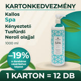 Kallos Spa Kényeztető Tusfürdő Neroli olajjal 1000 ml – KARTON (12 db)
