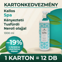Kallos Spa Kényeztető Tusfürdő Neroli olajjal 1000 ml – KARTON (12 db)