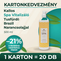 Kallos Spa Vitalizáló Tusfürdő Brazil Narancsolajjal 500 ml – KARTON (20 db)