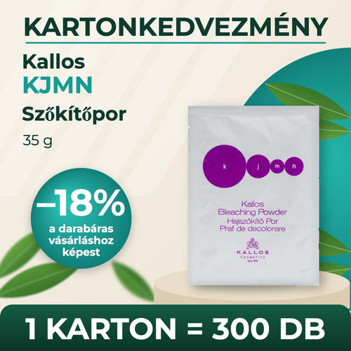 Kallos KJMN Szőkítőpor 35g – KARTON (300 db)