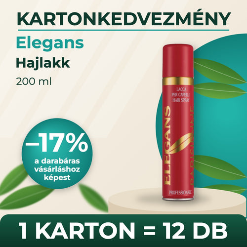 Elegans Hajlakk 200ml – KARTON (12 db)