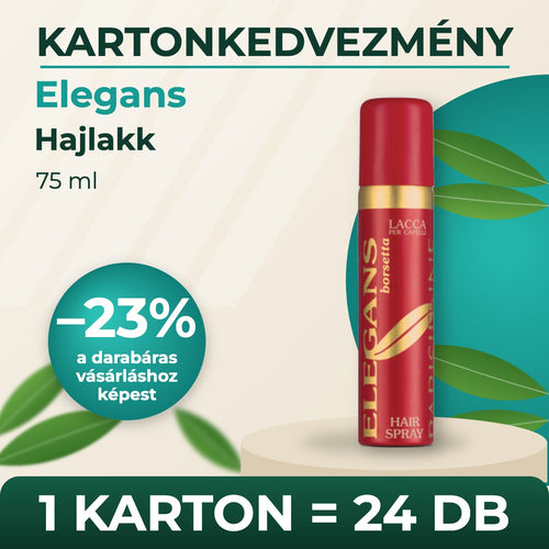 Elegans Hajlakk 75 ml – KARTON (24 db)
