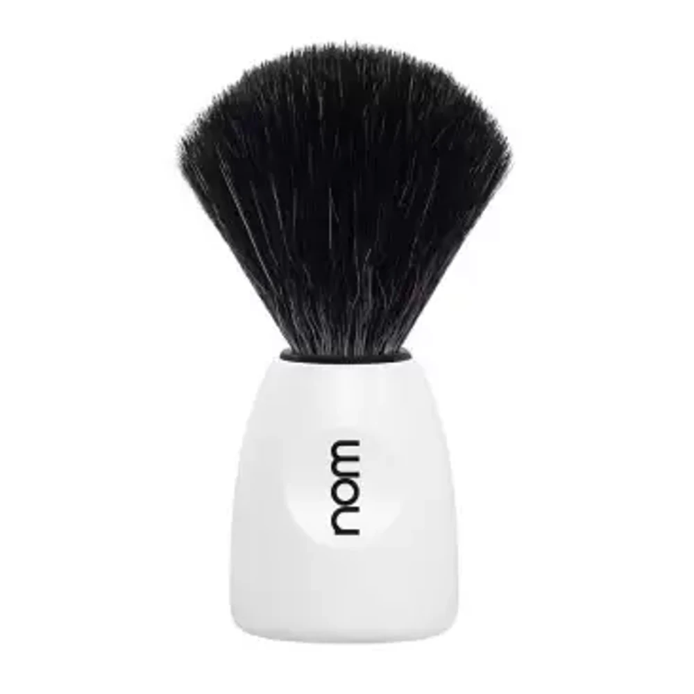 Mühle Nom Shaving Brush Lasse Black Fibre (White) 21mm