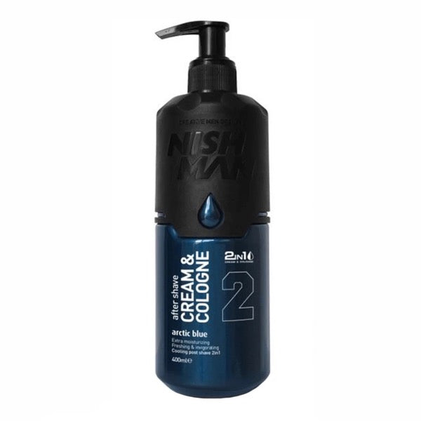 NISH Man After Shave Cream Cologne 2 Arctic 400 ml