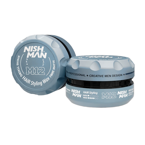Nish Man hajformázó (M12) Sea Salt Matte Wax 100ml