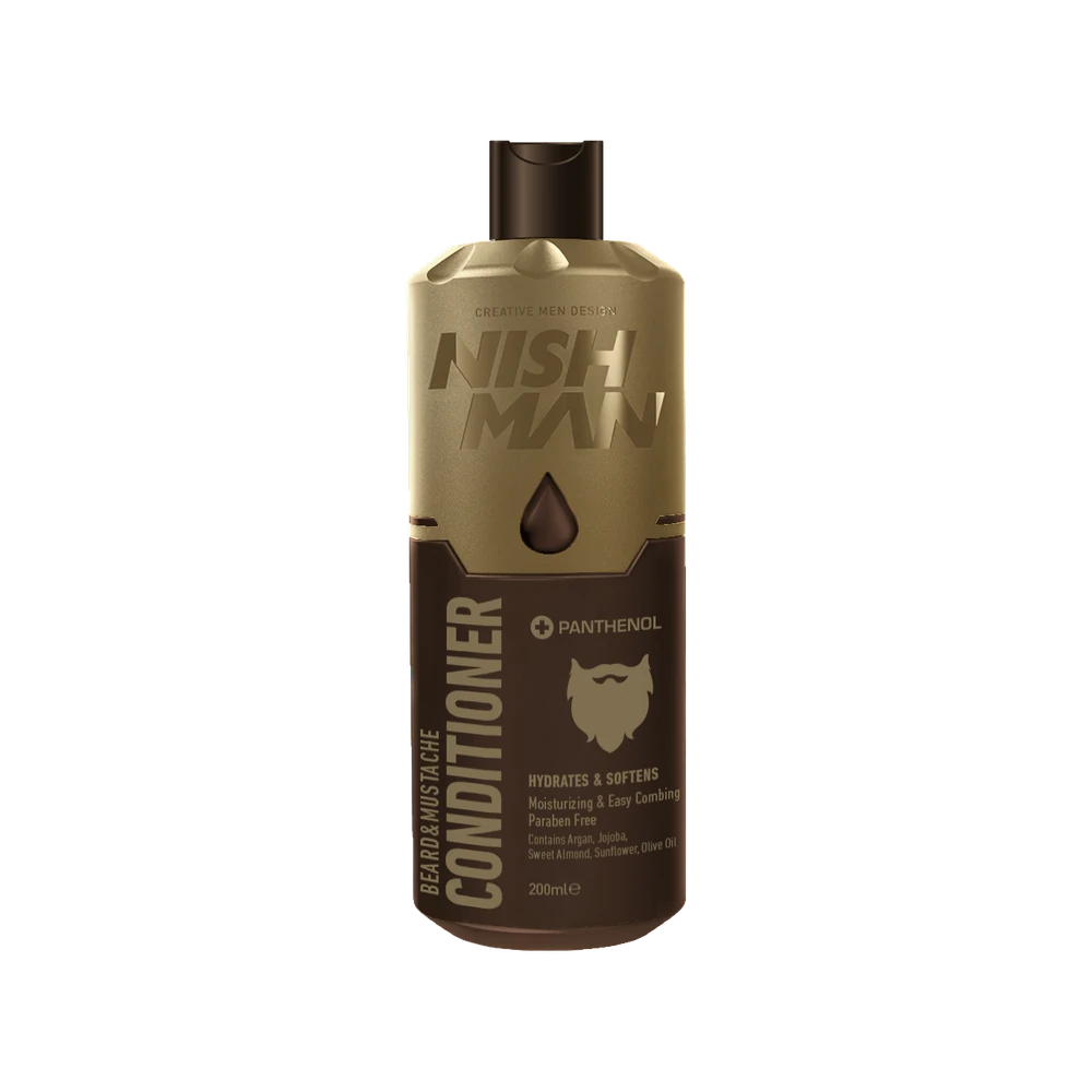 Nish Man Beard & Mustache szakáll és bajusz balzsam 200ml