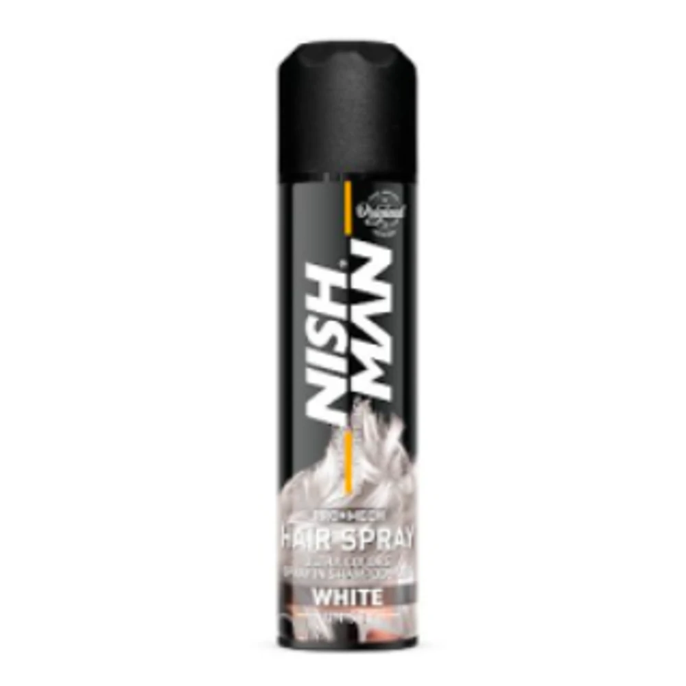 Nish Man Pro Mech Coloring Hair Spray (white)150ml