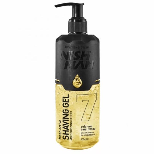 NISH Man Shaving Gel Gold One 400 ml