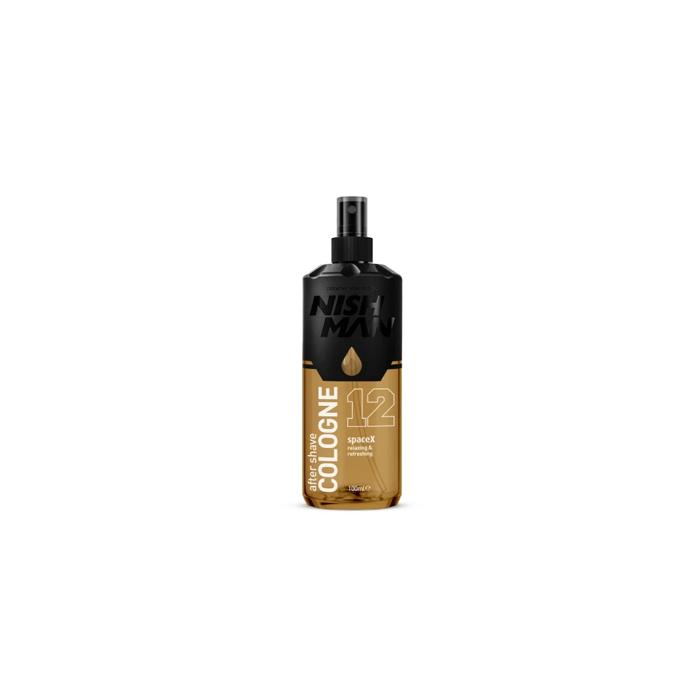 Nish Man After Shave Lotion Cologne 12 Spunk/X-Space 100ml