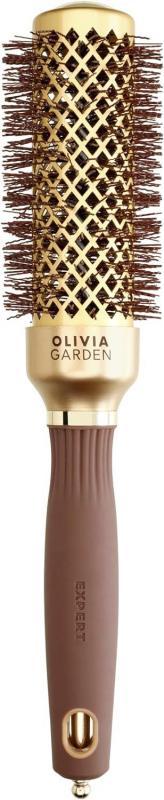 Olivia Garden Shine Gold & Brown 35 körkefe