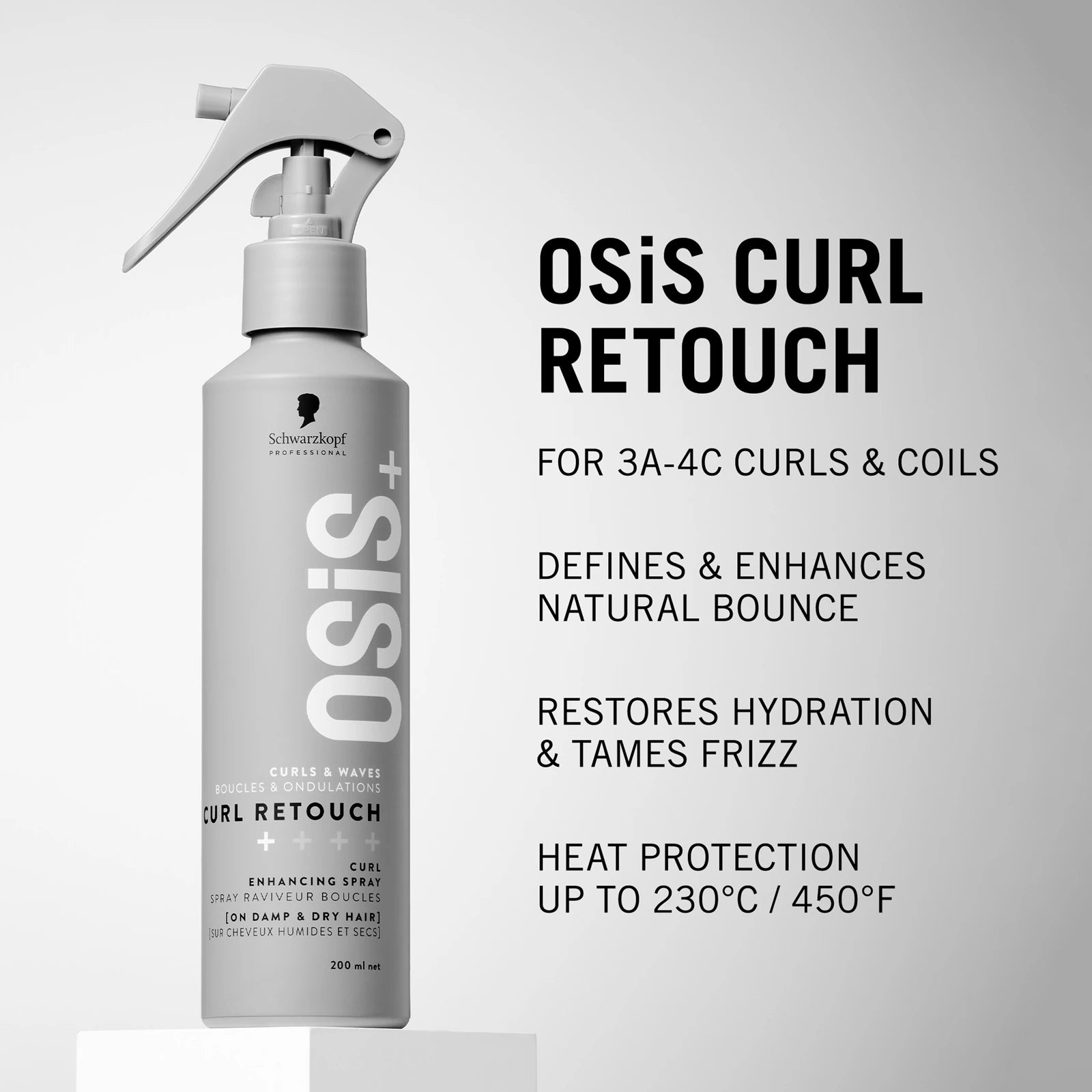 Schwarzkopf OSiS+ Curl Retouch Spray 200 ml – Göndörítő Spray