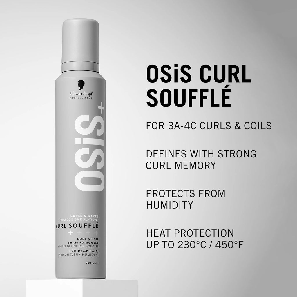 Schwarzkopf OSiS+ Curl Soufflé 200 ml – Göndörítő Hajhab