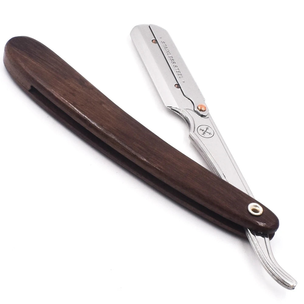 Parker SRDW Shavette Straight Razor Wood Handle borbély borotva