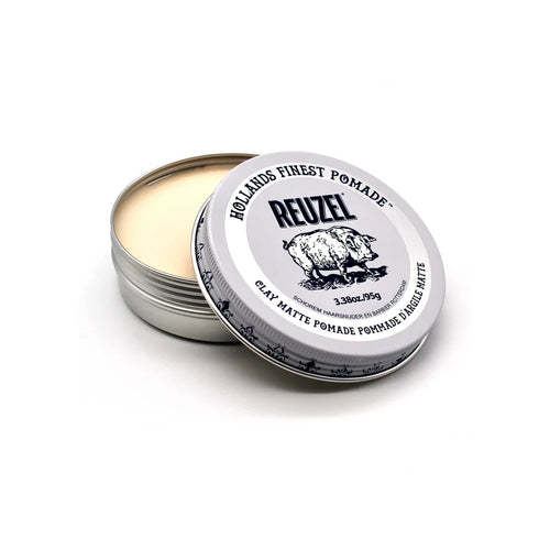 Reuzel Pomade Clay Matte - Strong Hold hajformázó 95g