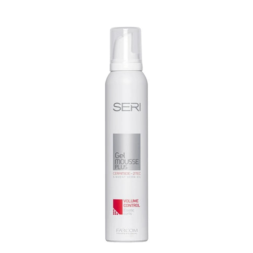 SERI STYLING GEL MOUSSE PLUS CERAMIDE-2TECH gélhab rugalmas, göndör, természetes vagy festett hajakhoz 200ml