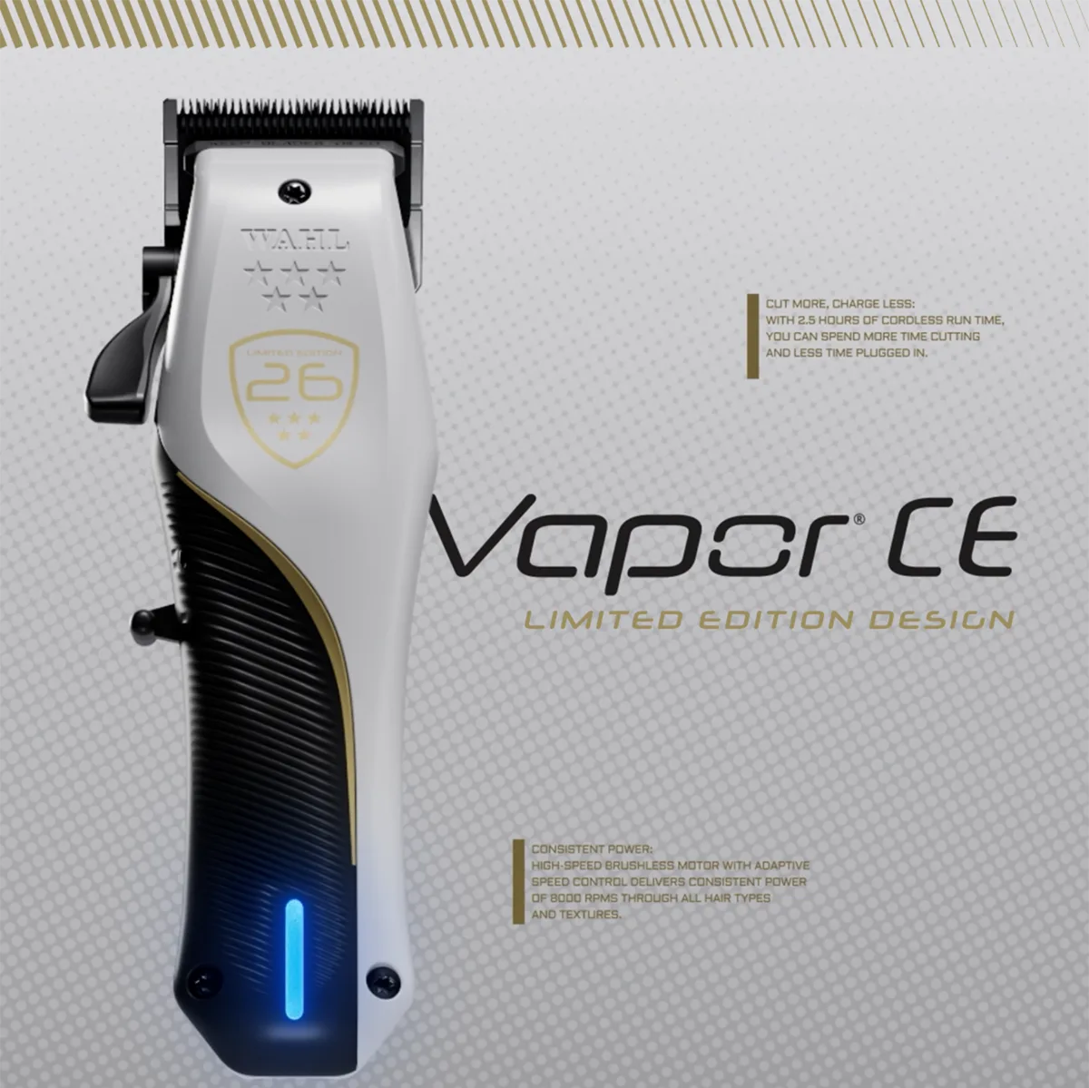 Wahl hajvágó VAPOR Championship 26