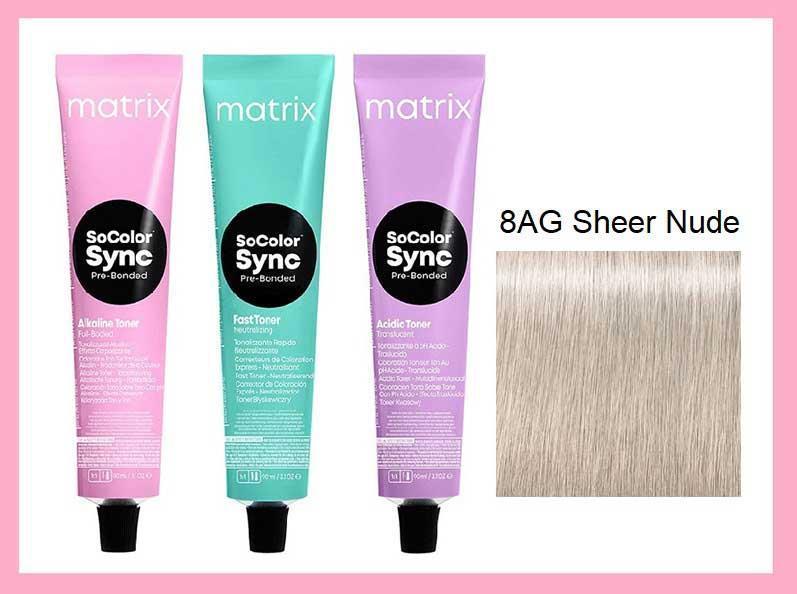 Color Sync 90ml 8AG Sheer Nude X