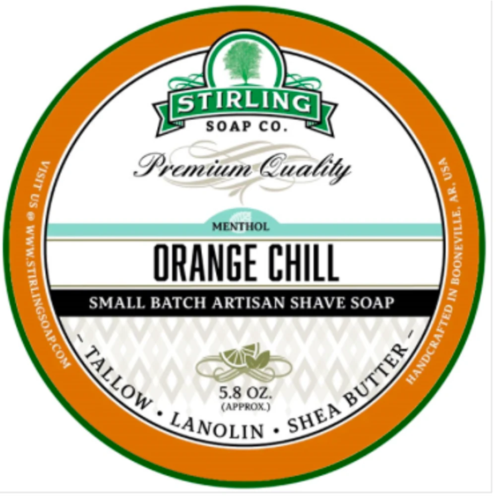 Stirling Shaving Soap Orange Chill borotválkozó szappan 170ml