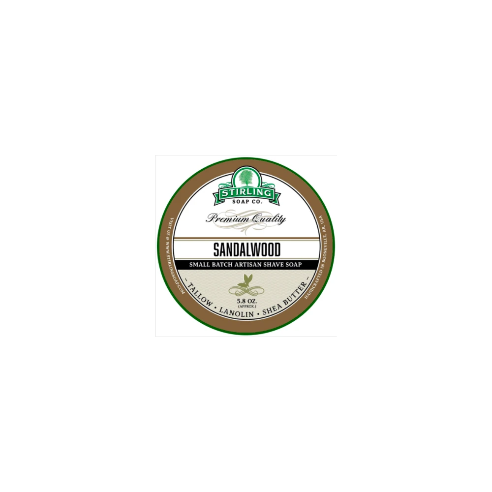 Stirling Shaving Soap Sandalwood borotválkozó szappan 170ml